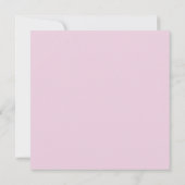 Roze Rubber Ducky Baby Shower Uitnodigingen (Achterkant)