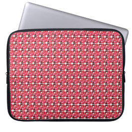 Roze Ruby edelsteen Laptop Sleeve