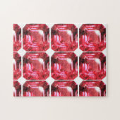 Roze Ruby edelsteen Legpuzzel (Horizontaal)