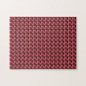 Roze Ruby edelsteen Legpuzzel (Horizontaal)