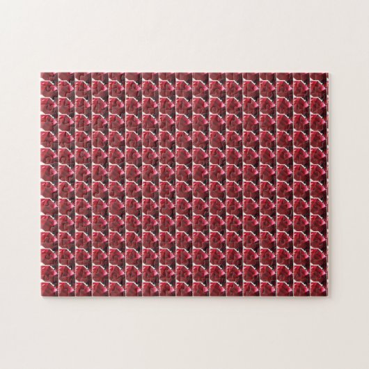 Roze Ruby edelsteen Legpuzzel (Horizontaal)