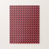 Roze Ruby edelsteen Legpuzzel (Verticaal)
