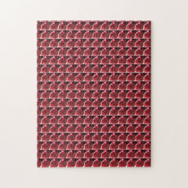 Roze Ruby edelsteen Legpuzzel