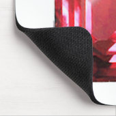 Roze Ruby edelsteen Muismat (Hoek)