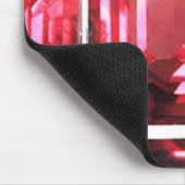 Roze Ruby edelsteen Muismat (Hoek)