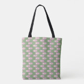 Roze Ruimteschepen Tote Bag (Achterkant)