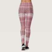 Roze ruit  leggings (Achterkant)