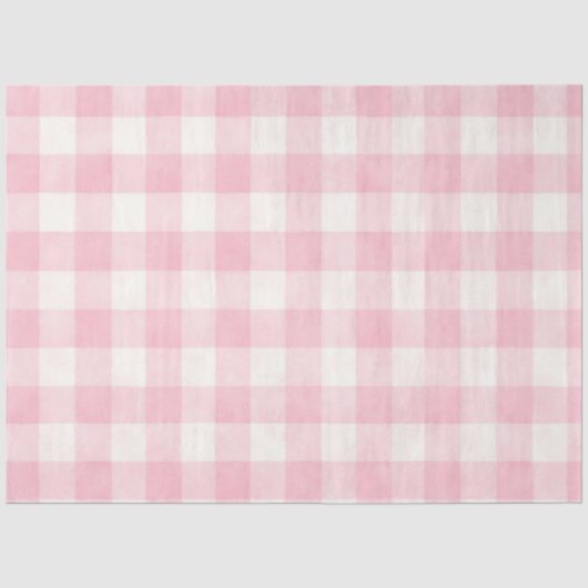 Roze ruit tissuepapier (Voorkant)
