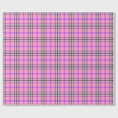 Roze ruitjes inpakpapier (Vlak)