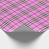 Roze ruitjes inpakpapier (Hoek)
