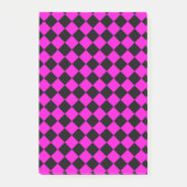Roze ruitpatroon post-it® notes (Voorkant)