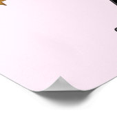 ROZE RUN ALS EEN CHAMP GEPERSONALISEERD POSTER (Hoek)