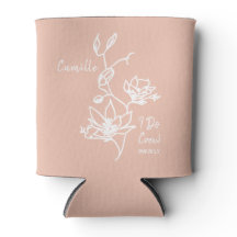 Roze Rustic I Do Crew Bruidsmeisje Bruiloft