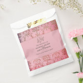 ROZE RUSTIEK - Trouwgunstzak Bedankzakje (Gezegeld)