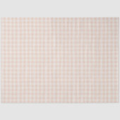 Roze rustieke Gingham Spring Farmhouse Tissuepapier (Voorkant)
