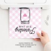 Roze Rustieke Ouderschapstips Pot Sign Baby Borrel Poster