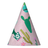 Roze Rustieke Zuidwesterse Cactussen Cactusplanten Feesthoedjes (Links)