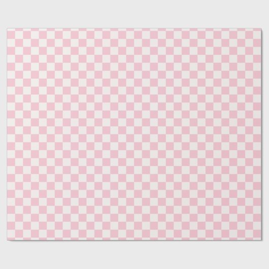 Roze Rutjes Inpakpapier (Vlak)