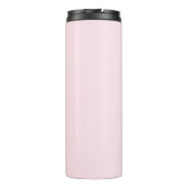 Roze RVS-beker Logo merk 360 ml Thermosbeker (Achterkant)