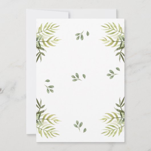 Roze Safari Animal Girl Oerwoud 1e verjaardagsfees Kaart (Achterkant)