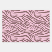 Roze Safari Animal Leopard Print Inpakpapier Vel (Voorkant 2)
