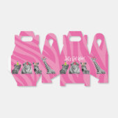 Roze Safari Oerwoud Oproep Alle Dieren Voorkeur Bo Bedankdoosjes (Uitgevouwen)