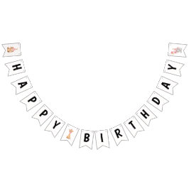 Roze Safari Oerwoud Verjaardag Vlaggetjes