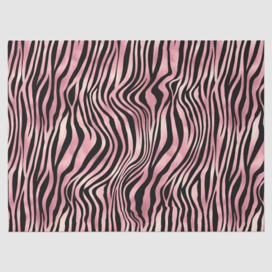 Roze Safari Serie Ontwerp 7 Tissuepapier (Voorkant)