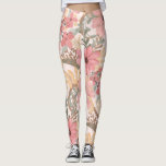 Roze Sage Green Floral laat Waterverf Pattern Leggings<br><div class="desc">Dit elegante en vrouwelijke patroon is perfect voor de stijlvolle en trendy vrouw. Het bevat handbeschilderde koraalroze waterverf, middelroze, kastanjebruin, goudgeel en bosgroene bloemen en bladeren boven op een roze zwarte achtergrond. Het is een land, , schattig, uniek, artsachtig en modern; de perfecte aanvulling op je persoonlijke stijl. Stijlvol met...</div>