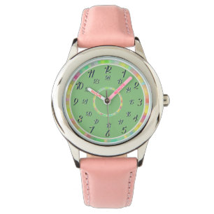 Roze Sage Green Watch Horloge