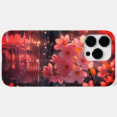 Roze sakura bloemen boven water | Serene Spring Na Case-Mate iPhone Case (Achterkant (horizontaal))