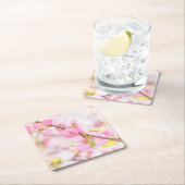 Roze sakura bloemen - Japanse kersbloesem Kartonnen Onderzetters (Insitu)