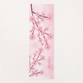 Roze Sakura Blossom Flower Tree Branches Yogamat (Voorkant)