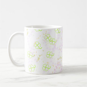 Roze Sakura & Clover Botanische Klassieke Mok 330