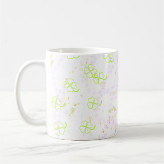 Roze Sakura & Clover Botanische Klassieke Mok 330