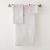 Roze Sakura Flower Bad Handdoek (Insitu)