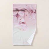 Roze Sakura Flower Bad Handdoek (Handdoek)