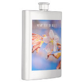 Roze Sakura Flower Blue Sky Flacon (Rechts)