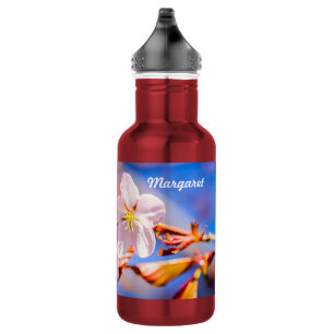 Roze Sakura Flower Blue Sky Waterfles