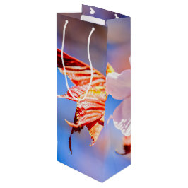 Roze Sakura Flower Blue Sky Wijn Cadeautas
