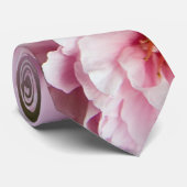 Roze Sakura Flower Stropdas (Opgerold)