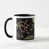 Roze Sakura Gold Black Mok Japans scherm (Links)