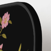 Roze Sakura Goud Zwart Japans Scherm Pickleball Paddle (Links Detail)