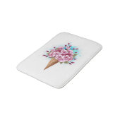 Roze Sakura Ice Cream Waffle Cone Badmat (Gekanteld)