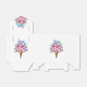 Roze Sakura Ice Cream Waffle Cone Bedankdoosjes (Uitgevouwen)