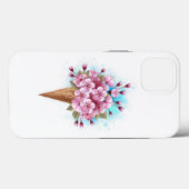 Roze Sakura Ice Cream Waffle Cone Case-Mate iPhone Case (Achterkant (horizontaal))