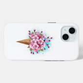Roze Sakura Ice Cream Waffle Cone Case-Mate iPhone Case (Achterkant (horizontaal))