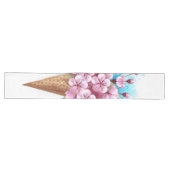 Roze Sakura Ice Cream Waffle Cone Lange Tafelloper (Horizontaal)