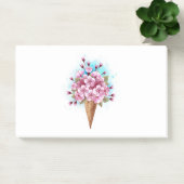 Roze Sakura Ice Cream Waffle Cone Post-it® Notes (Kantoor)
