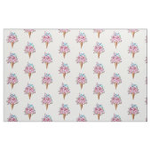 Roze Sakura Ice Cream Waffle Cone Stof (Fat Quarter)